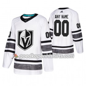 Vegas Golden Knights Custom 2019 All-Star Adidas Wit Authentic Shirt - Mannen